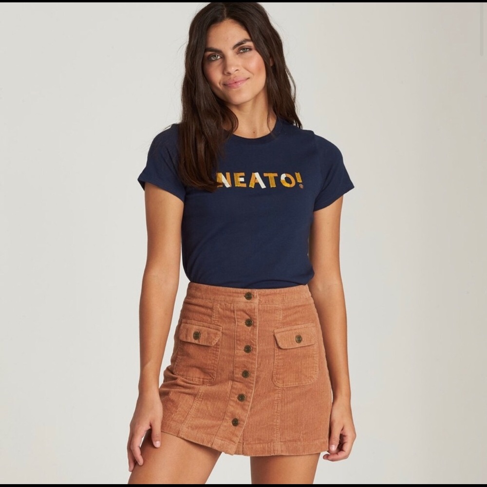 Element Penny Corduroy Mini Skirt Size XS